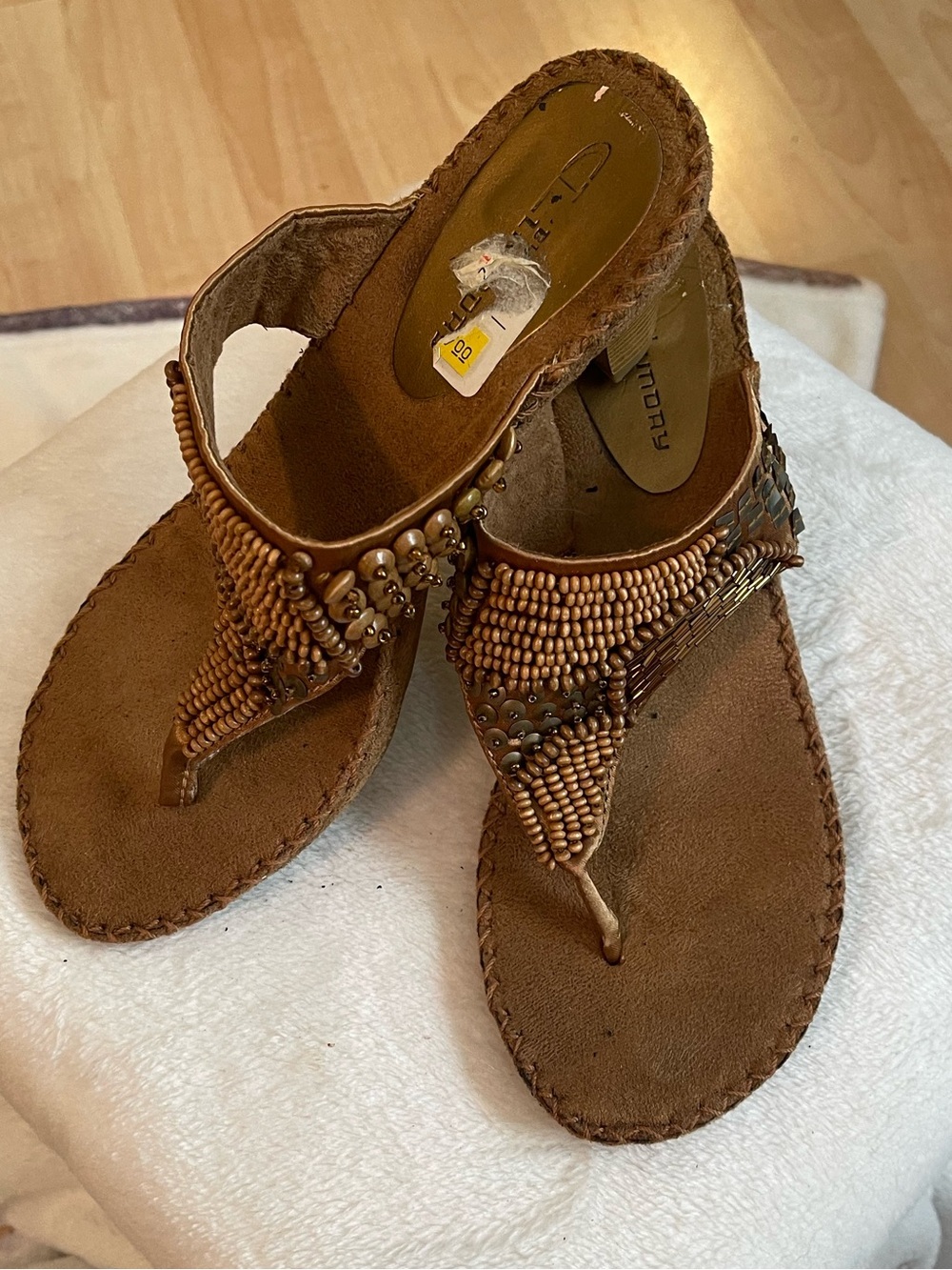 Ladies sandal heels